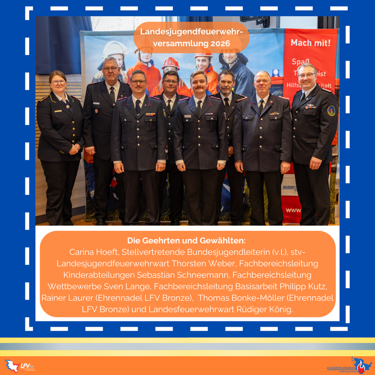 Die Geehrten und Gewählten